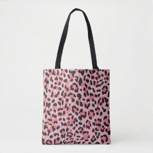 Tote Bag Peau léopard : texture vintage et transparente