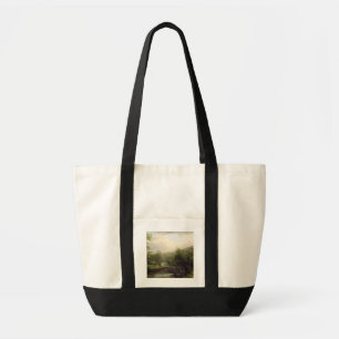 Tote Bag Pêchant sur le Dee, 1861 (huile sur la toile)