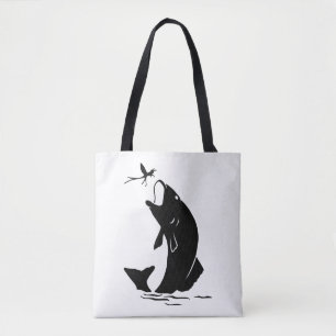 Tote Bag Pêche à la mouche Sauter Larvea Hook Pêcheur Cadea