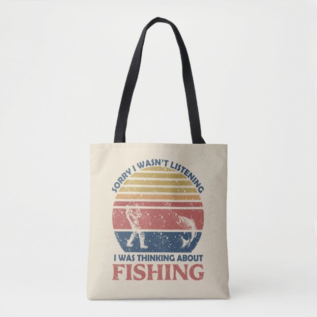 Tote Bag Pêche amusante (Devant)