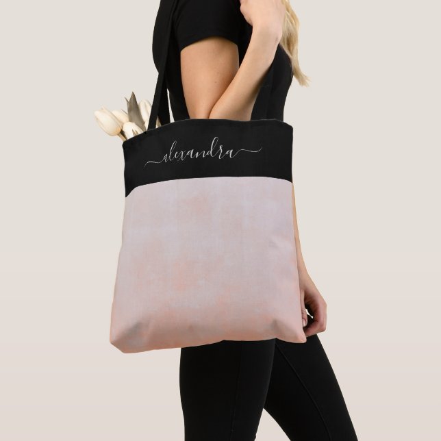 Tote Bag Pêche Élégant rustique personnalisé (De près)