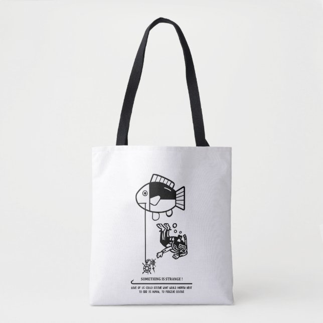 Tote Bag Pêche humaine (Devant)