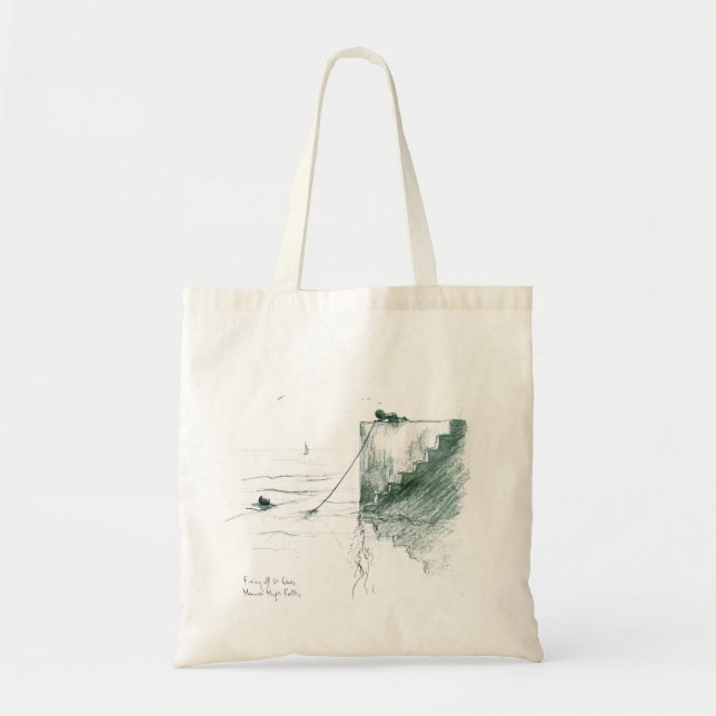 Tote Bag Pêche outre de Quay (Devant)