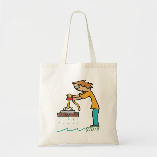 Tote Bag Pêche sur aimant (Devant)