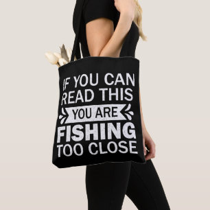 Tote Bag Pêcheur Amateur Pêche À Fermer Pêcheur Papa Drôle