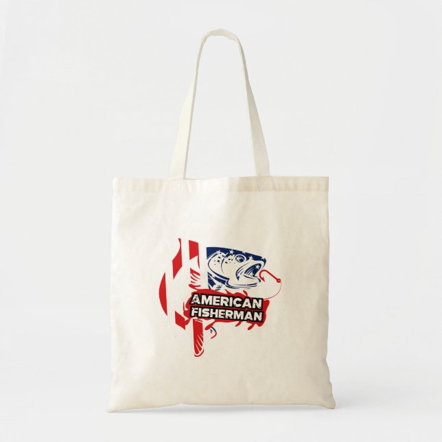 Tote Bag pêcheur américain (Devant)