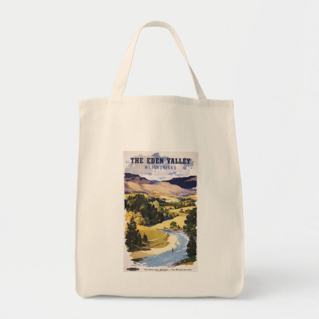 Tote Bag Pêcheur dans la vallée de l'Eden (Devant)