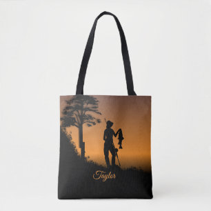 Tote Bag Pêcheuse au Crépuscule