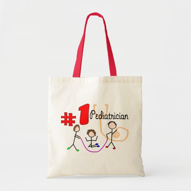 Tote Bag Pediatricien #1 Cadeaux de conception pour enfants (Devant)