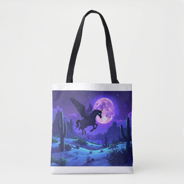 Tote Bag Pégase de Nuit (Devant)