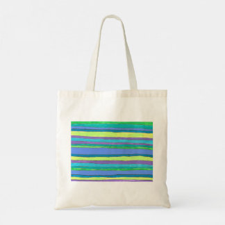 Tote Bag Peint À La Main Design Coloré
