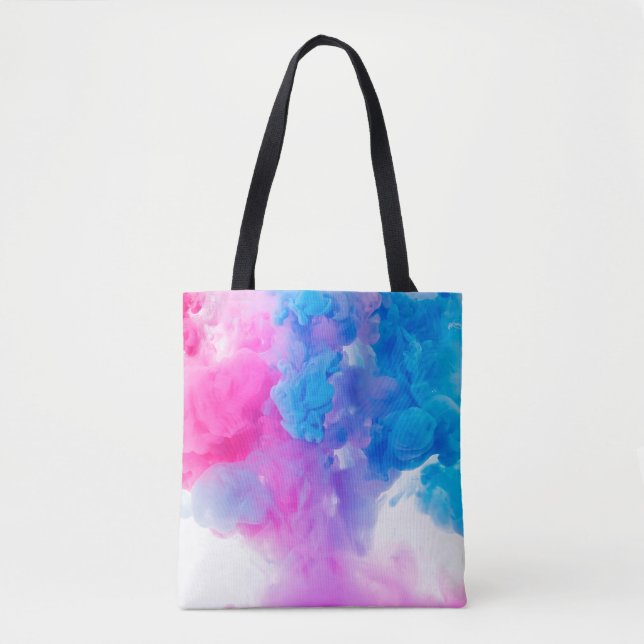 Tote Bag Peint couleur de texture d'eau vive (Devant)