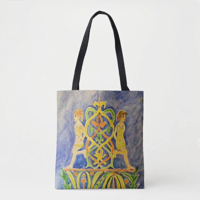 Tote Bag Peinture à l'aquarelle (Devant)