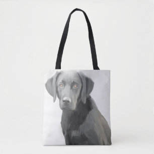 Tote Bag Peinture à l'huile de chien de trieur du Labrador 