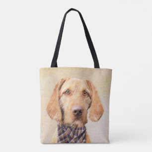 Tote Bag Peinture à poils durs Vizsla - Jolie Art Original
