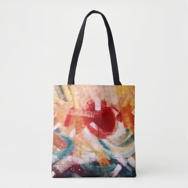 Tote Bag Peinture Abstraite (Devant)
