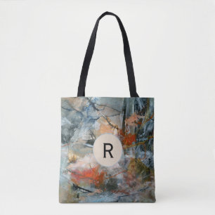 Tote Bag Peinture Abstraite colorée à pinceau