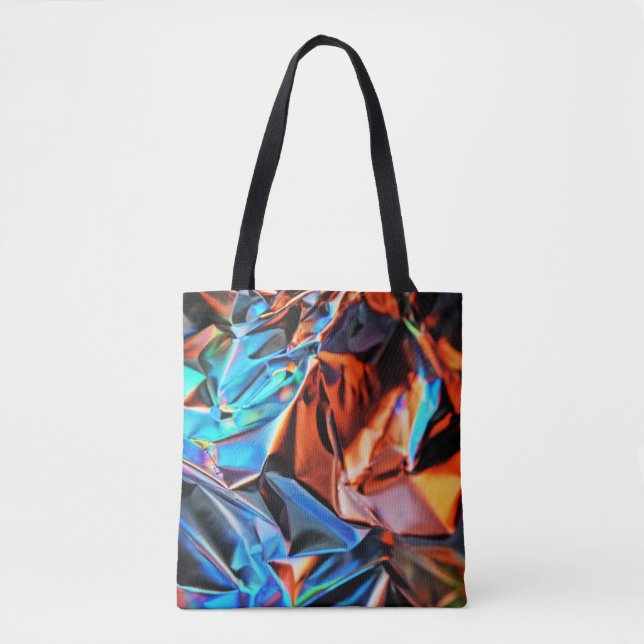 Tote Bag Peinture abstraite multicolore (Devant)
