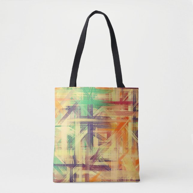 Tote Bag Peinture Art Abstrait #28 (Devant)