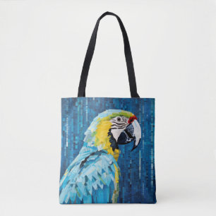 Tote Bag Peinture Art Décor Oiseau de perroquet