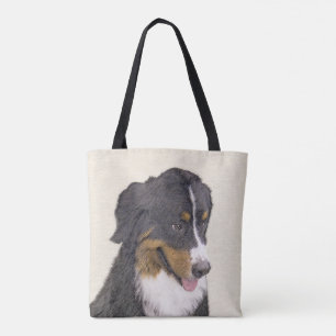 Tote Bag Peinture bernoise de chien de montagne - Art origi