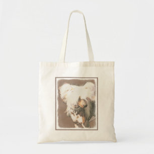 Tote Bag Peinture Chinoise sans cheveux peint art original