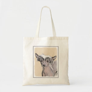 Tote Bag Peinture Chinoise sans cheveux peint art original