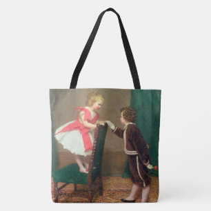 Tote Bag Peinture classique vintage d'enfants victoriens