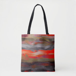 Tote Bag Peinture Couleur Splatter Brush Stroke #17