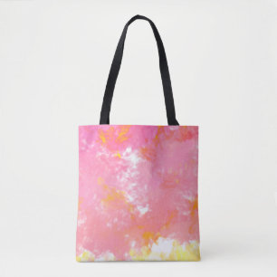 Tote Bag Peinture créative abstraite. Arrière - plan avec a