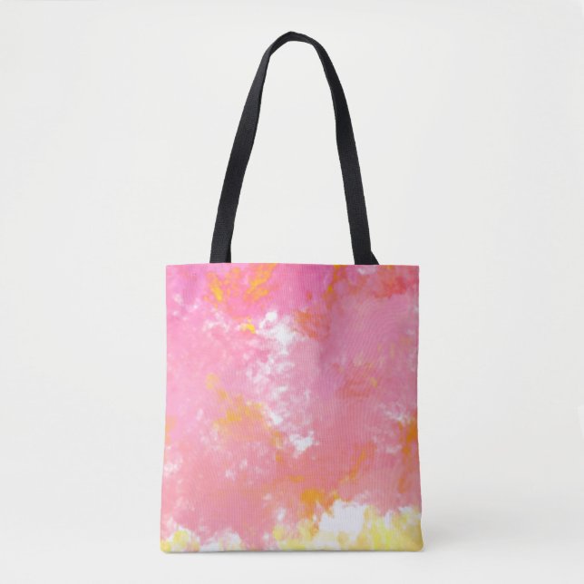 Tote Bag Peinture créative abstraite. Arrière - plan avec a (Devant)