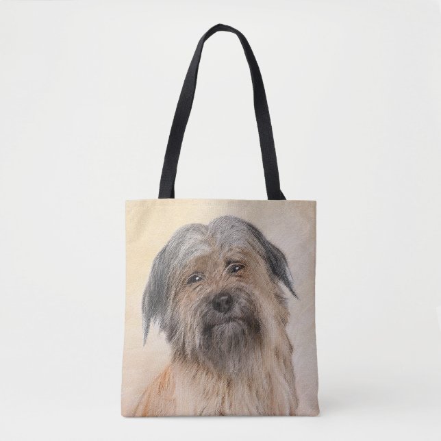 Tote Bag Peinture de berger pyrénéenne - Cute Original Chie (Devant)