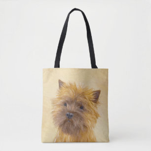 Tote Bag Peinture de Cairn Terrier - Cute Original Chien Ar