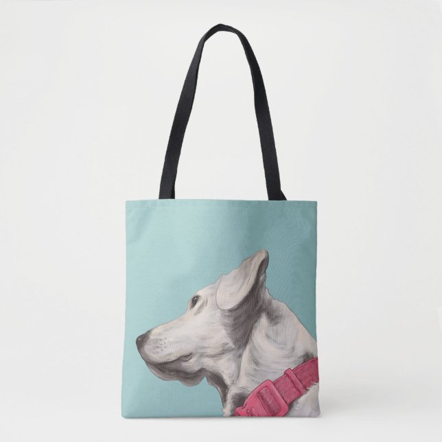 Tote Bag Peinture de chien (Devant)