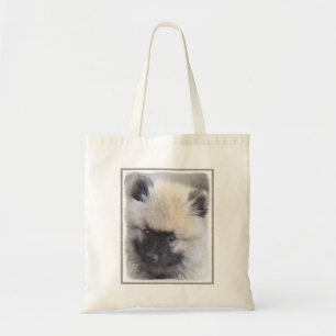 Tote Bag Peinture de chiot de Keeshond - jolie art de chien
