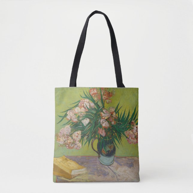 Tote Bag Peinture de fleur d'oléandre de Vincent Van Gogh (Devant)