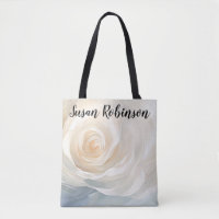 Peinture de fleurs abstraites de rose blanche