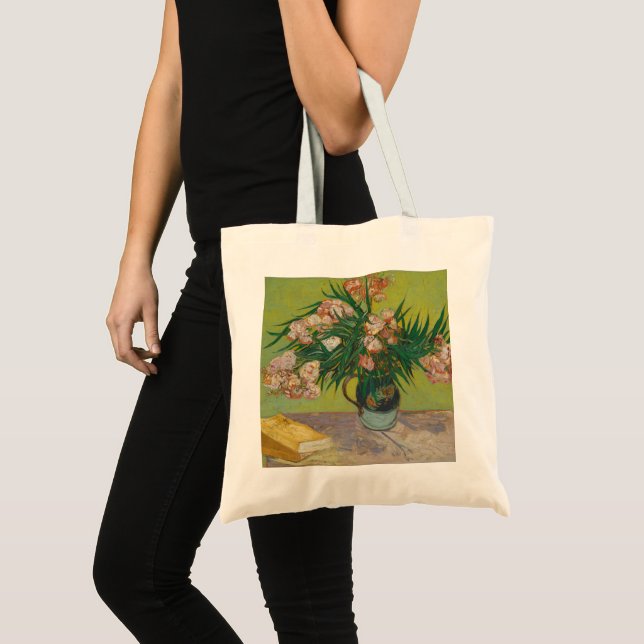Tote Bag Peinture de fleurs d'oléandre de Vincent Van Gogh (Devant (produit))