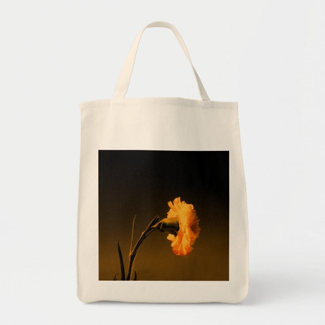 Tote Bag peinture de l'œillet vintage (Devant)