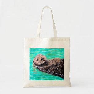 Tote Bag Peinture de loutre de mer