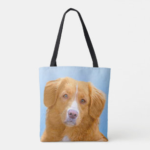 Tote Bag Peinture de tintement de chien de chien d'arrêt d