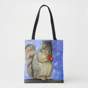 Tote Bag Peinture d'écureuil