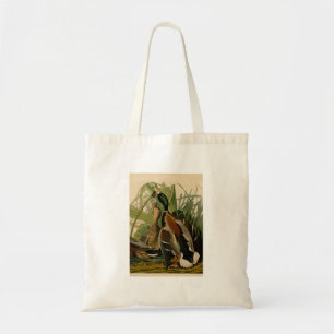Tote Bag Peinture d'oiseaux de Mallard Duck Audubon