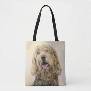 Tote Bag Peinture d'Otterhound - Joli art original de chien