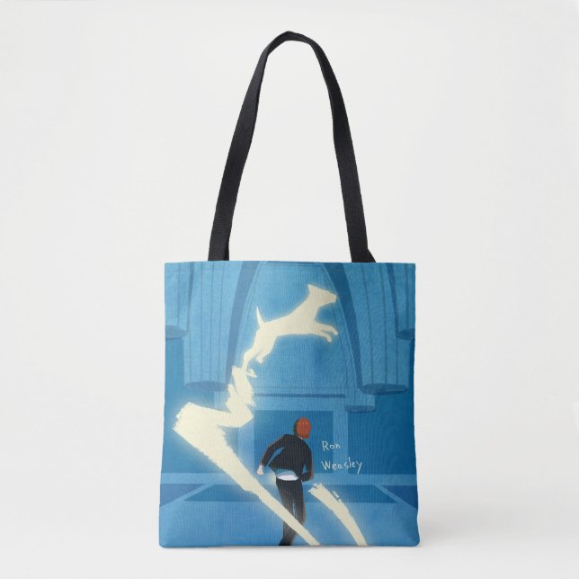 Tote Bag Peinture du Patronus de Ron Weasley (Devant)