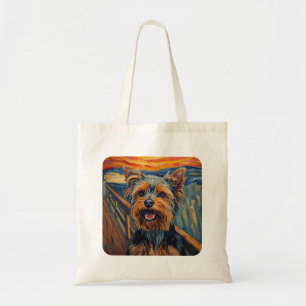Tote Bag Peinture expressionniste Yorkshire Terrier / Yorki