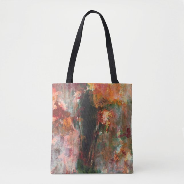 Tote Bag Peinture figurative gothique, Paysage Abstrait (Devant)