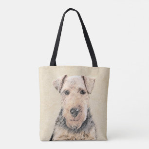 Tote Bag Peinture galloise Terrier - Cute Original Chien Ar