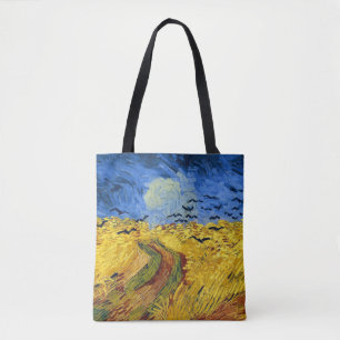 Tote Bag Peinture impressionniste Champs de blé de Van Gogh