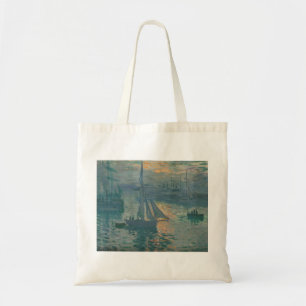 Tote Bag Peinture impressionniste marine du lever de soleil